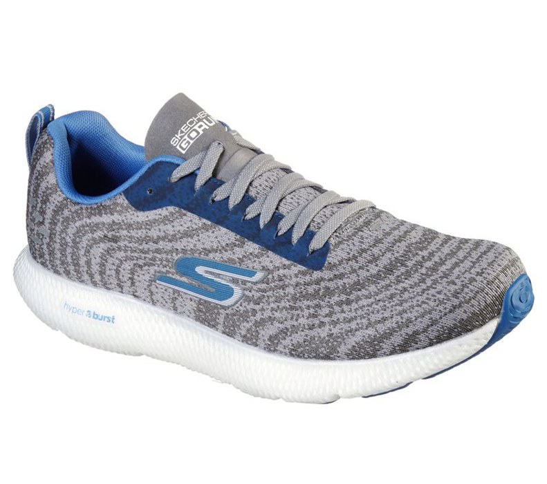 Skechers Gorun 7 - Mens Running Shoes Grey/Blue [AU-QV7821]